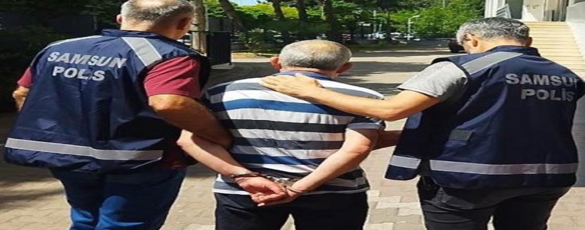 Samsun da Hakkında 10 Yıl 10 Ay Hapis Cezası Olan Kişi Yakalandı 