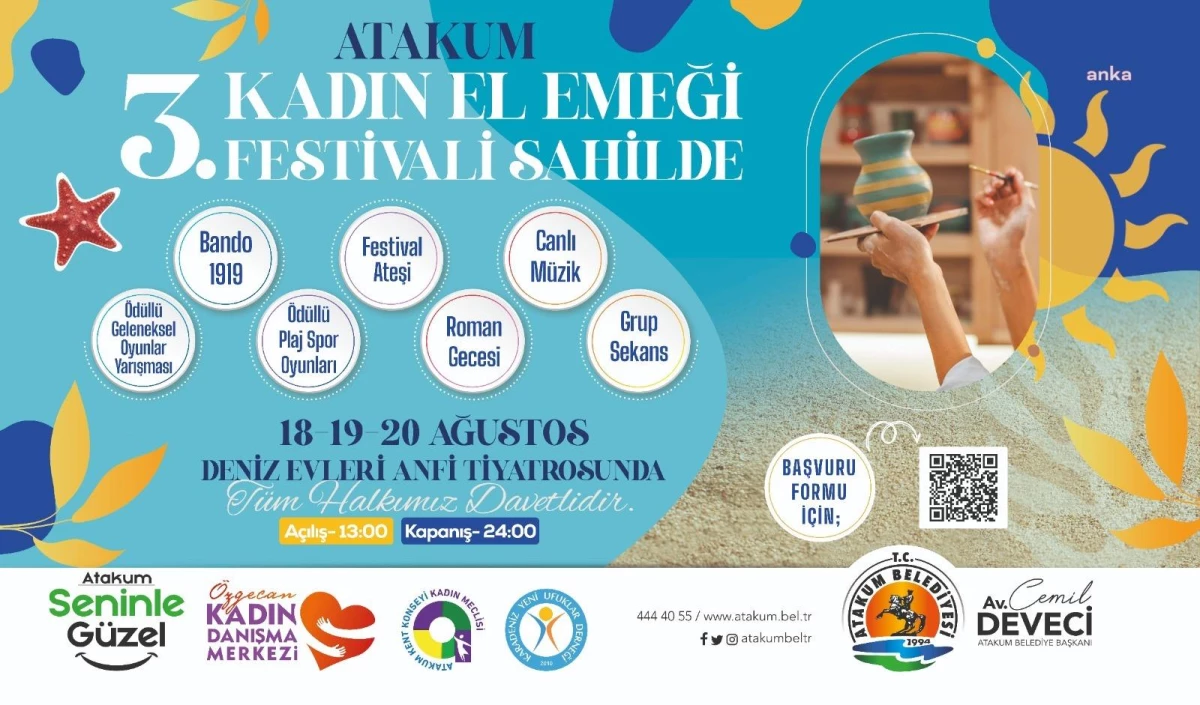 3. Atakum Kadın Emeği Festivali Sahil'de