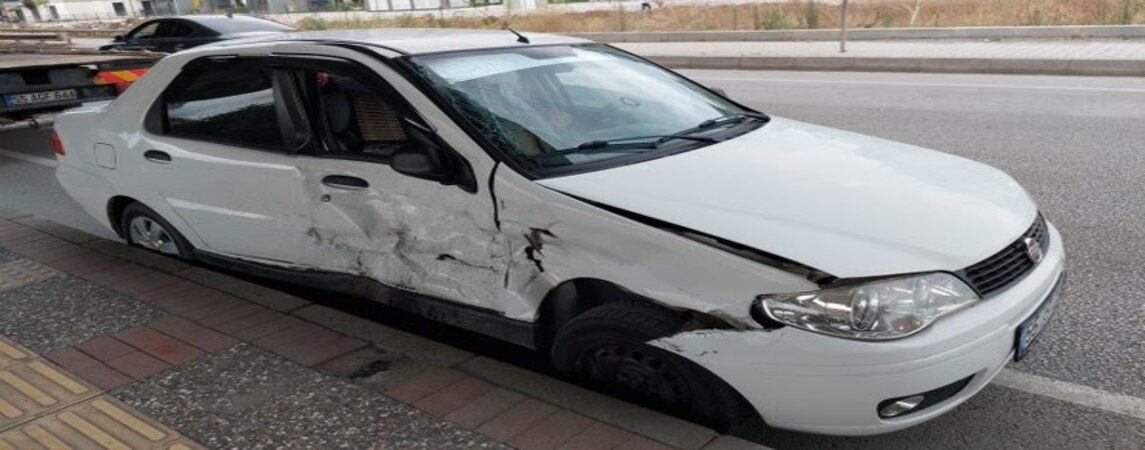 Canik İlkadım Bulvarında Trafik Kazası