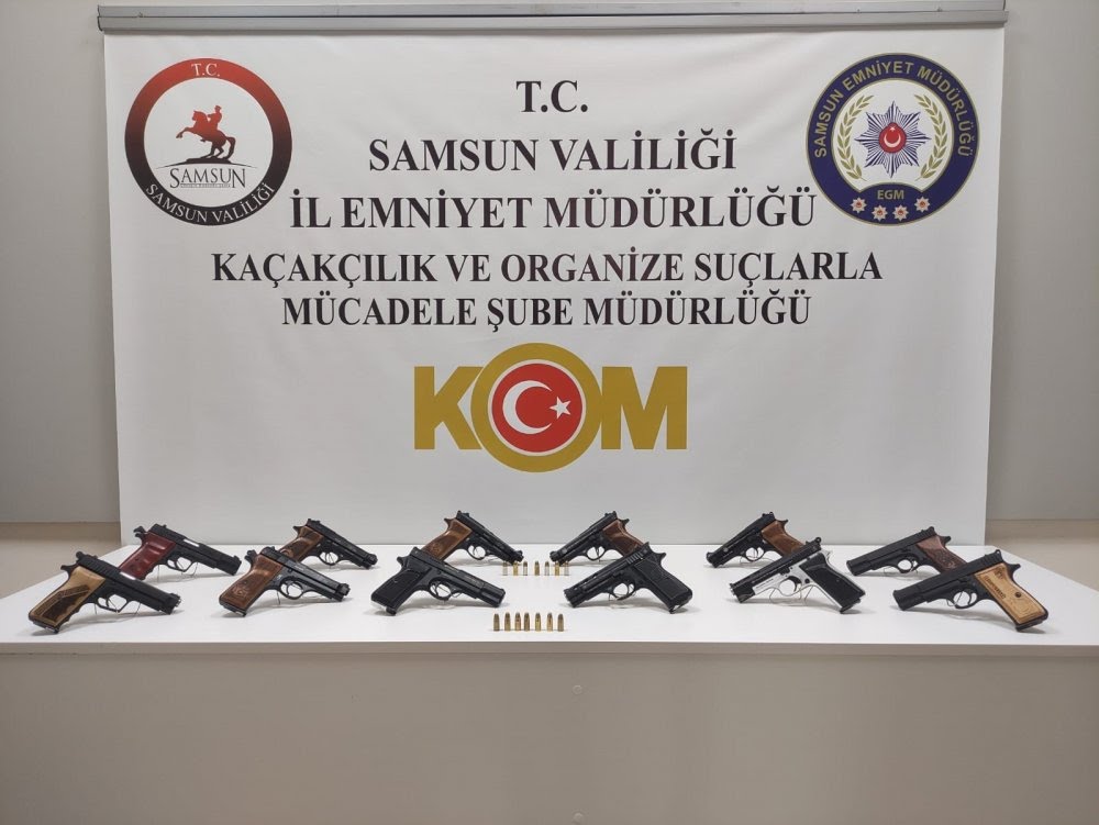 Samsun da Silah Ticaretine Yönelik Operasyon 