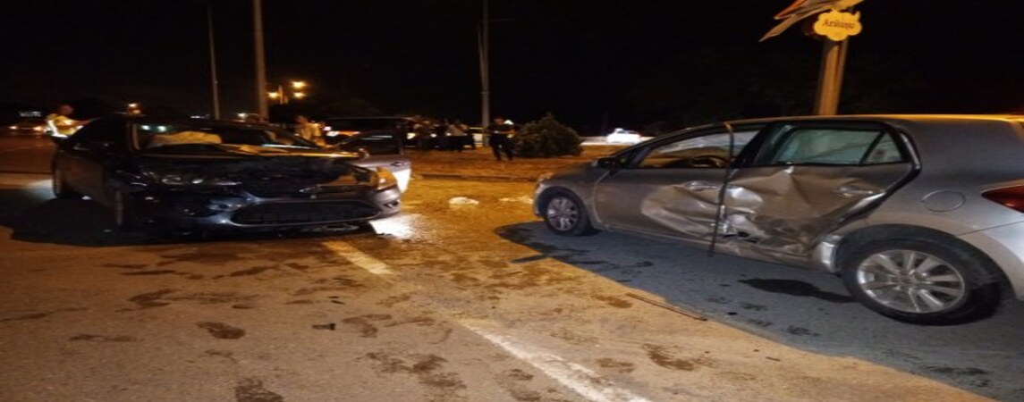 Bafra da Korkunç Trafik Kazası 