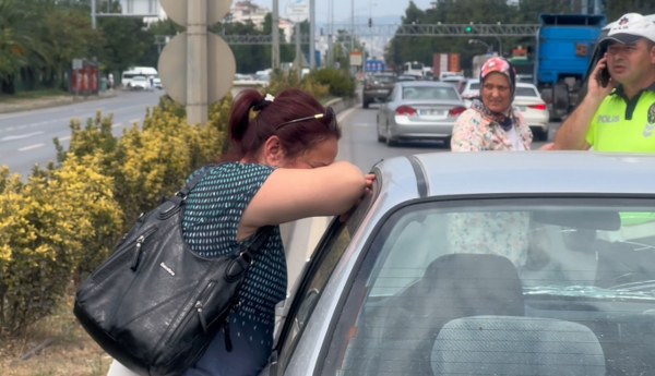 Atakum da Trafik Kazası: 1 Yaralı 