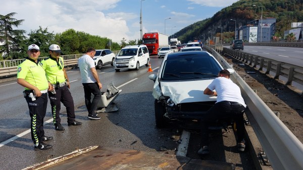 Canik'de Zincirleme Trafik Kazası