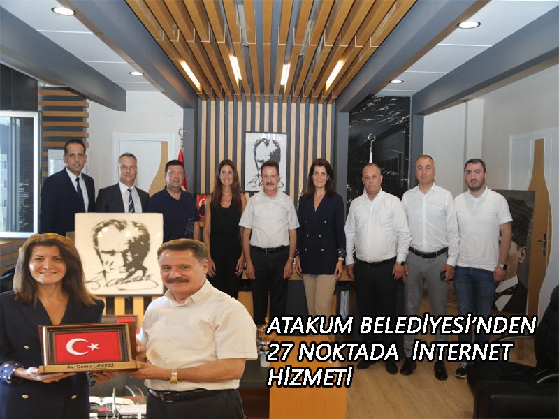 Atakum Belediyesi’nden 27 noktada  internet hizmeti
