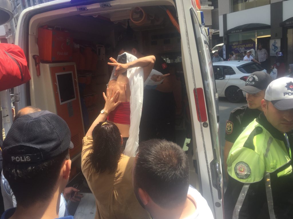 SAMSUN'DA BİR KADIN İNTİHAR GİRİŞİMİNDE BULUNDU.