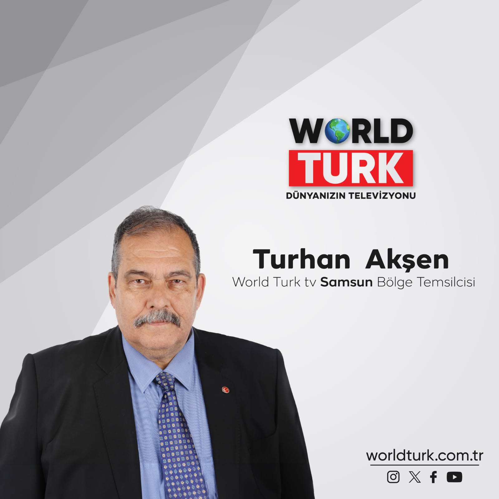 Turhan Akşen World Türk TV Samsun Bölge Temsilciliğine Getirildi