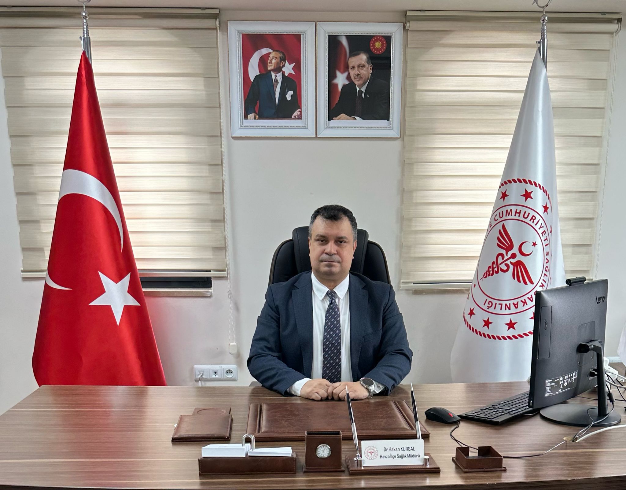 Havza İlçe Sağlık Müdürü Hakan Kursal 19 Mayıs Atatürk'ü Anma Gençlik ve Spor Bayramı için Kurlama Mesajı Yayınladı 