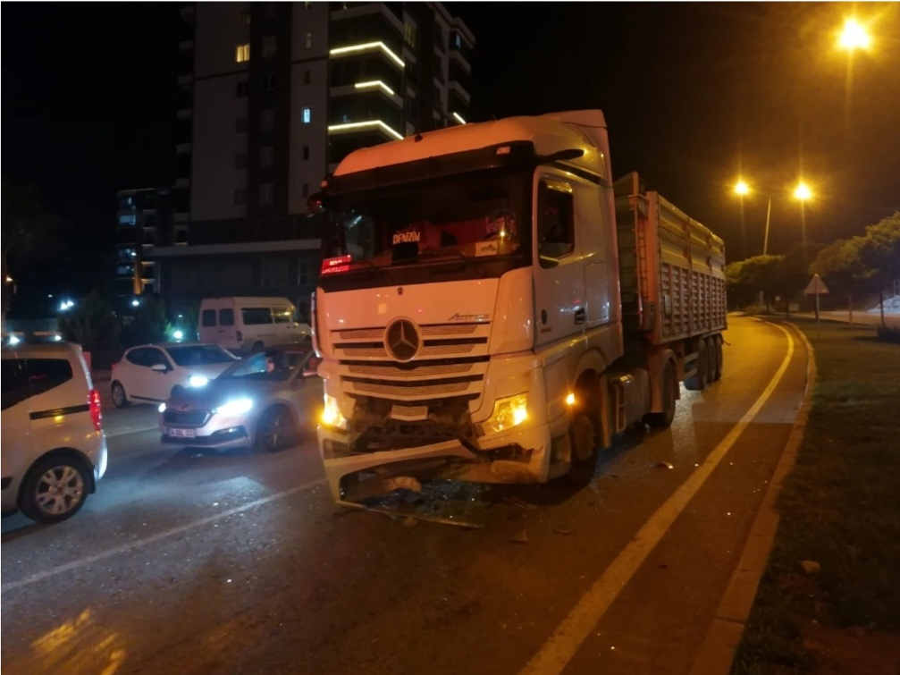 Samsun da Zincirleme Kaza