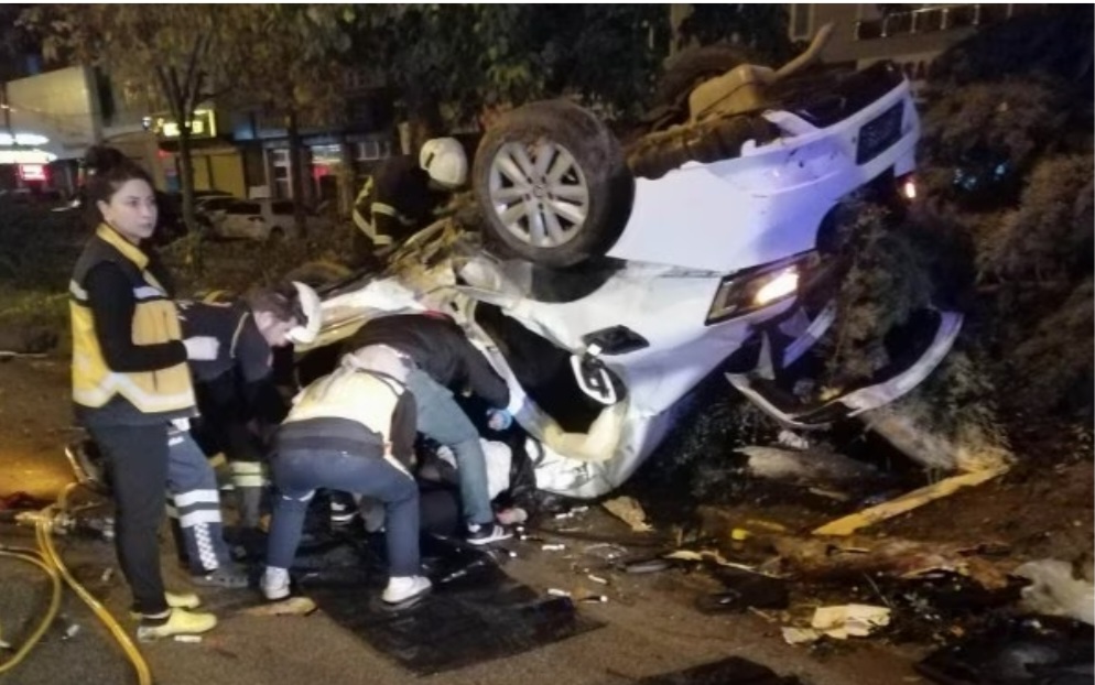 Samsun Ordu Karayolunda Ölümlü Trafik Kazası