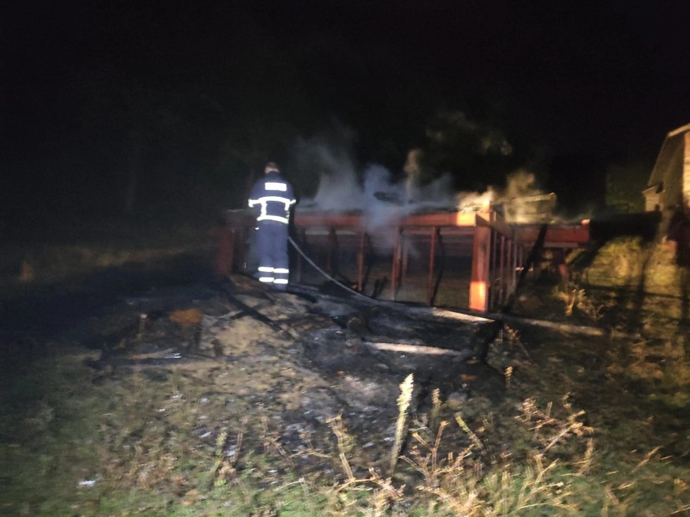 Bungalov Evde Yangın Paniği 