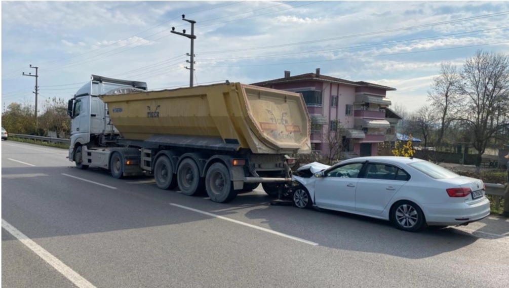 Samsun Ordu Karayolunda Ölümlü Trafik Kazası