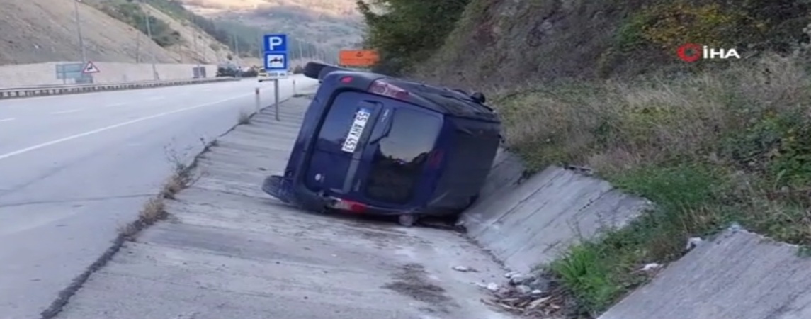 Samsun Ankara Karayolu'nda Trafik Kazası