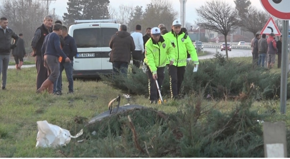 Bafra da Ölümlü Trafik Kazası