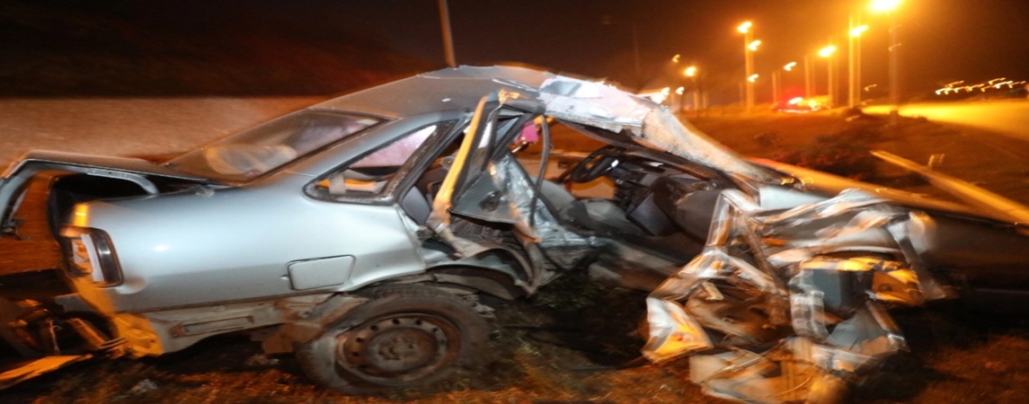 Samsun Kavak da Trafik Kazası