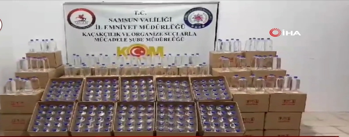 600 Ton Kaçak İçki Ele Geçirildi 