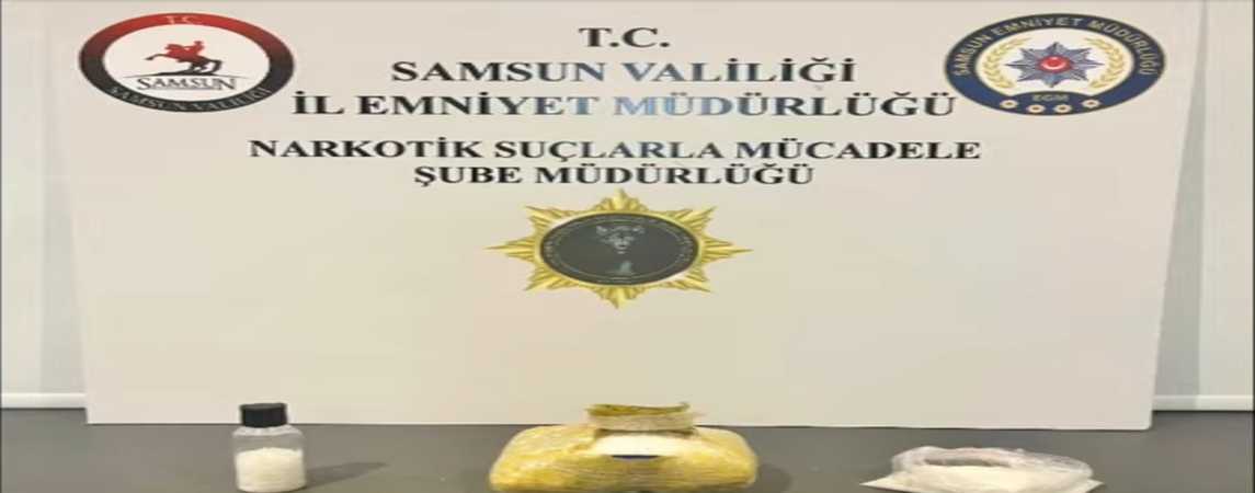 Samsun da Metamfetamin Ele Geçirildi 