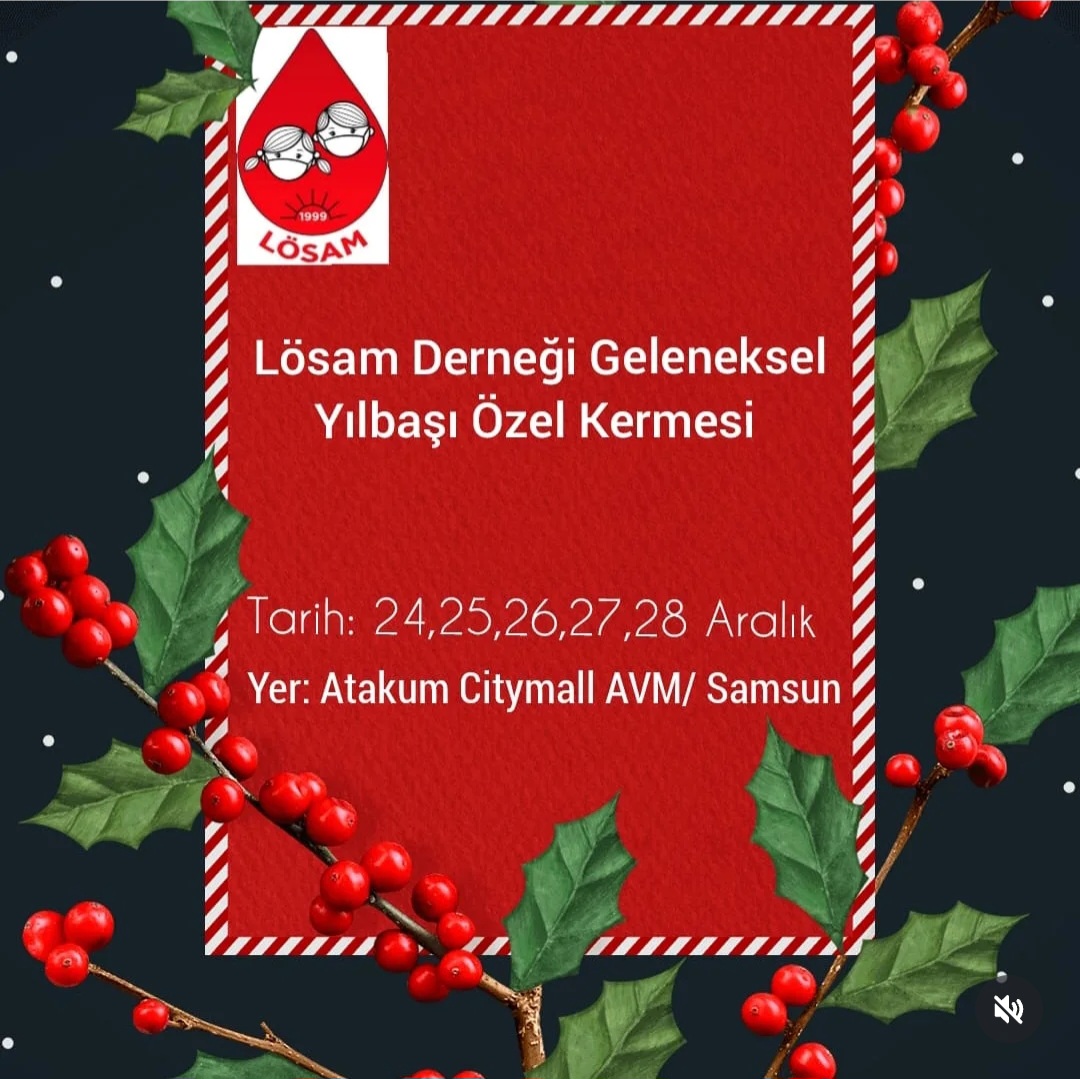 LÖSAM’dan Samsun’da Geleneksel Yılbaşı Kermesi