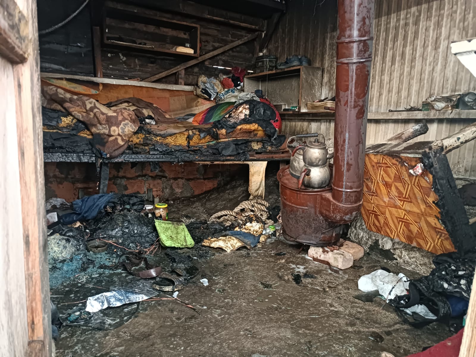 Balıkçı Barınağında Yangın