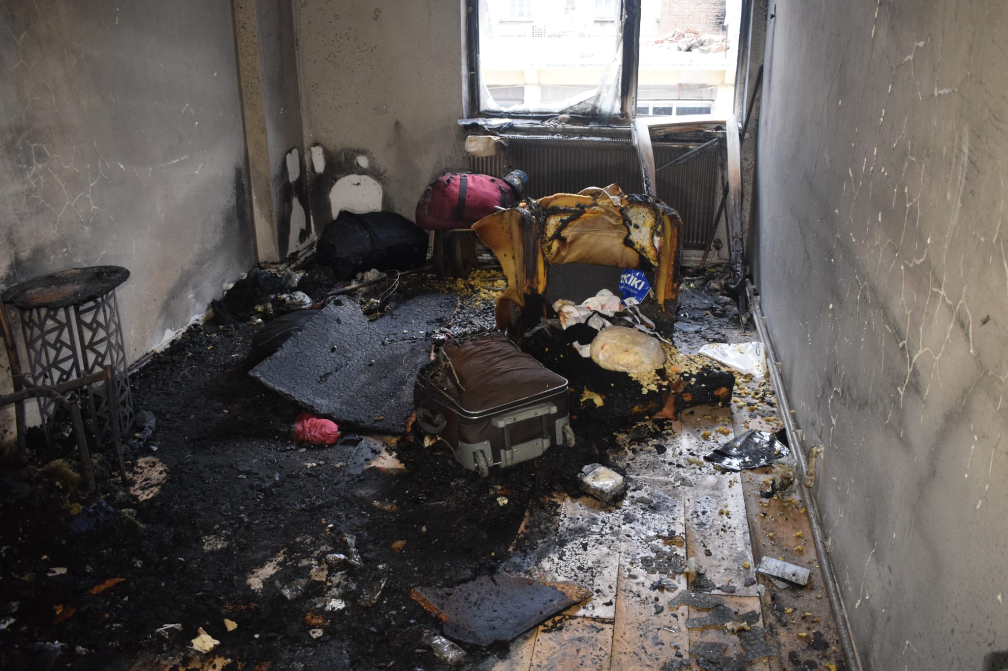 Bafra da Çıkan Yangın Paniğe Neden Oldu 