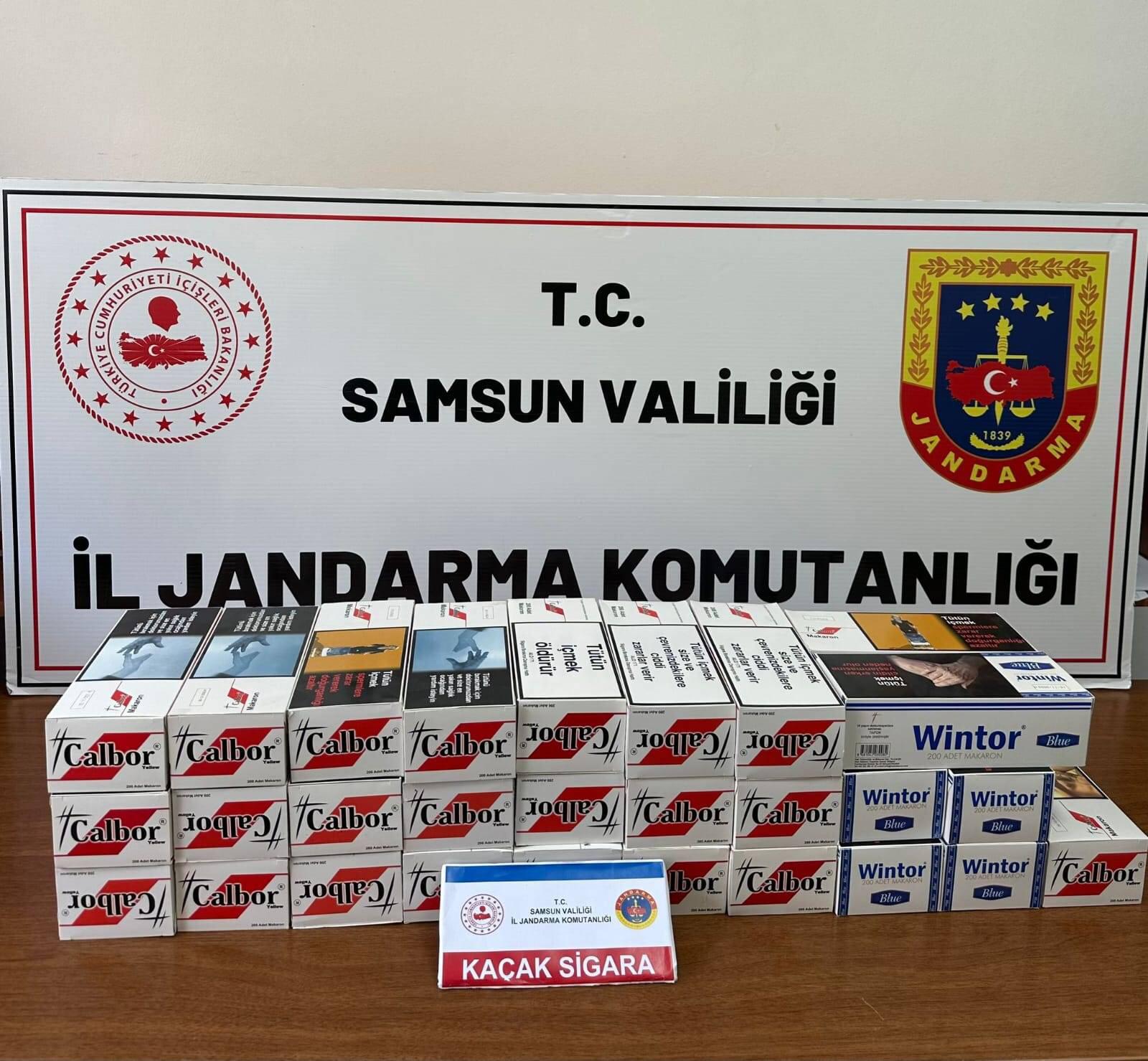 Atakum da Kaçak Makaron Operasyonu