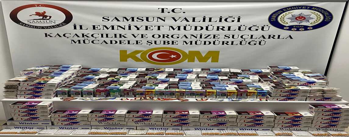 Samsun da Kaçakçılığa Geçit Yok