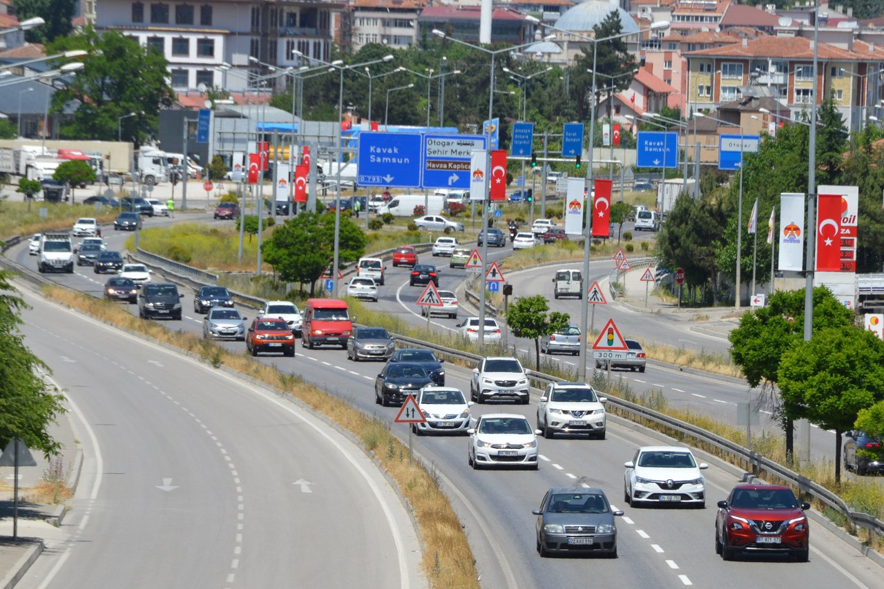 Samsun'da Bayram Trafiği 