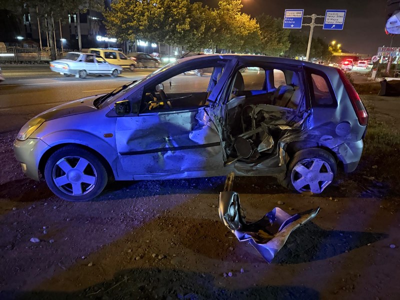 Tekkeköy'de Trafik Kazası