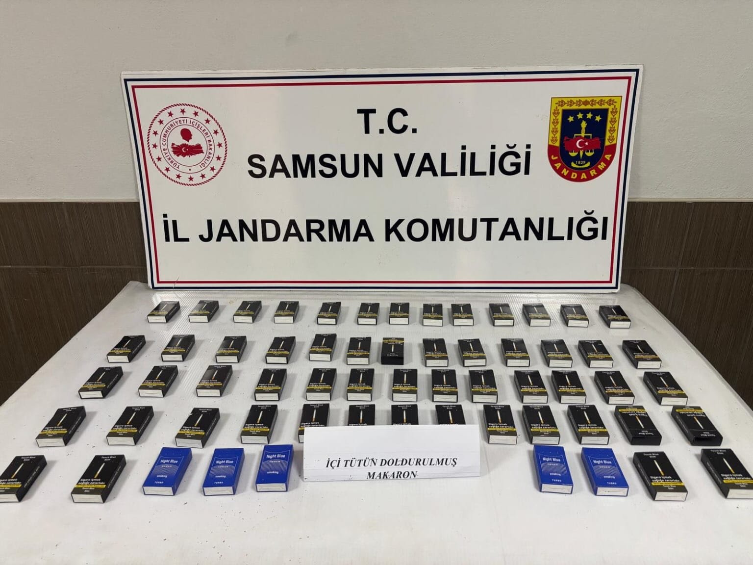 Çarşamba'da Kaçak Tütün Operasyonu: 1220 Doldurulmuş Makaron Ele Geçirildi