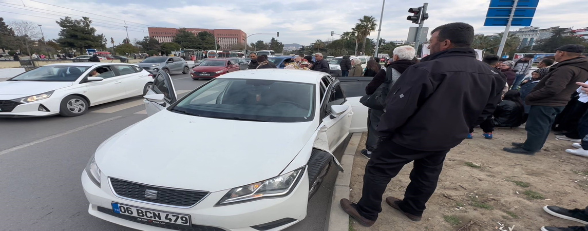 İlkadım da Korkutan Trafik Kazası