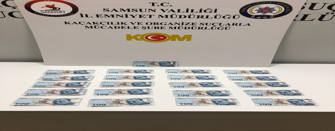 Samsun da Sahte Para Ticareti