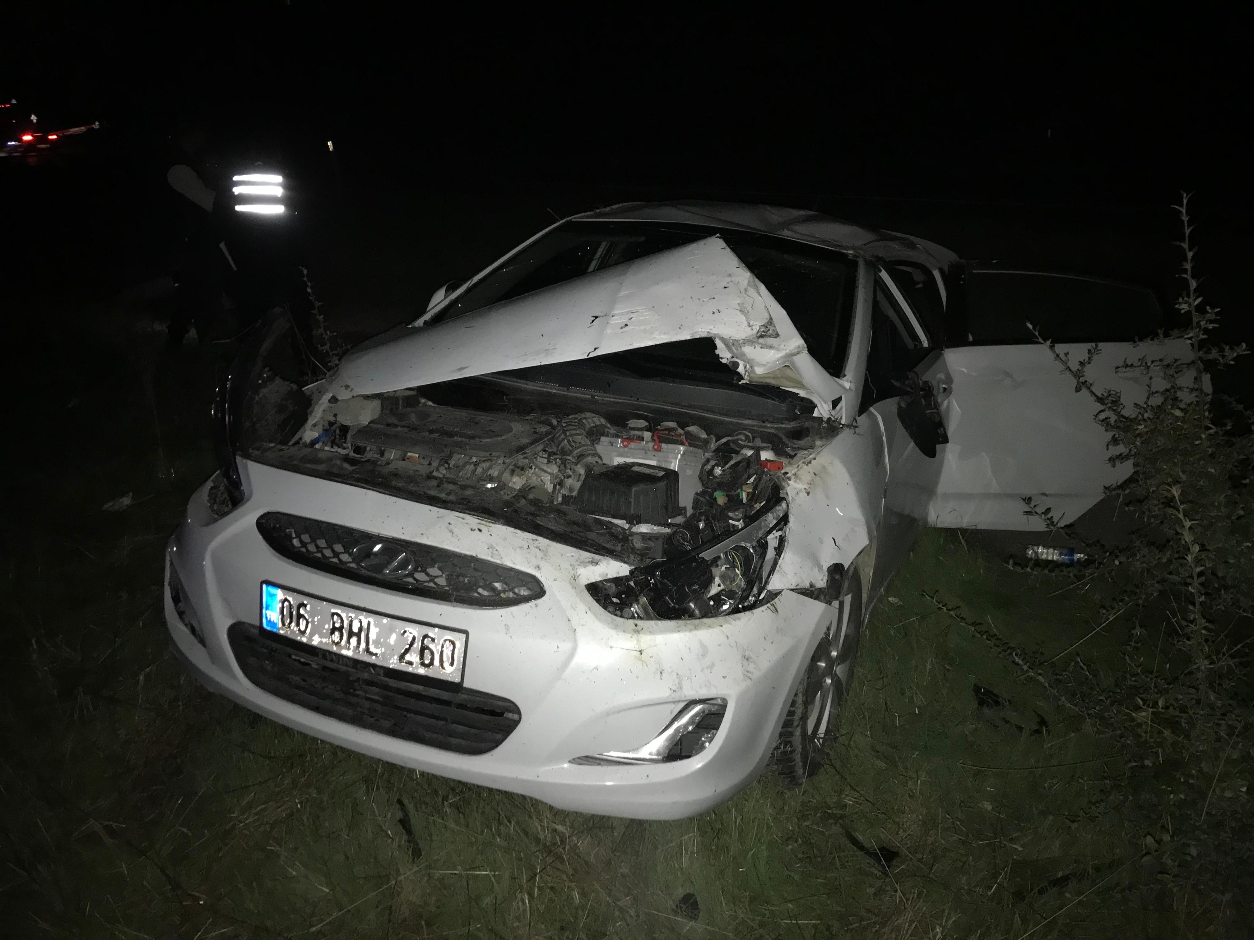 Kavak'da Trafik Kazası