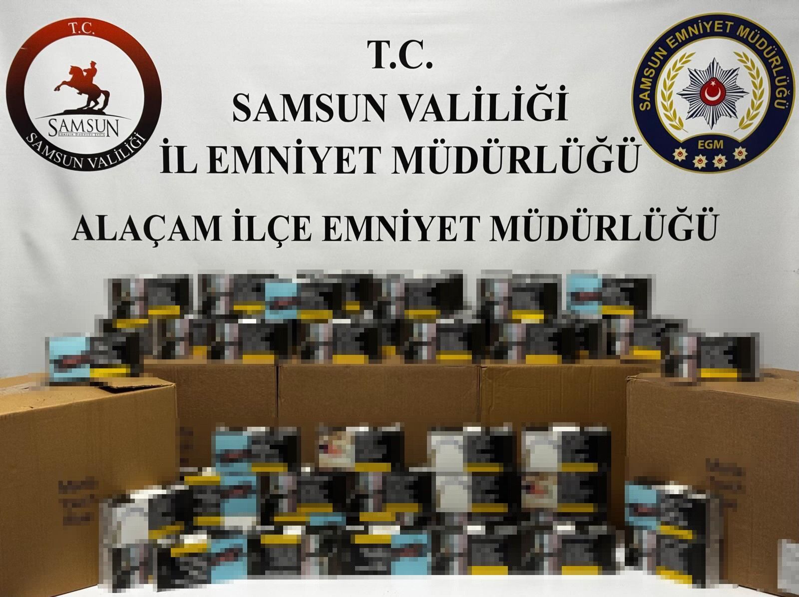 Şüpheli Araçta 50 Bin Makaron Bulundu