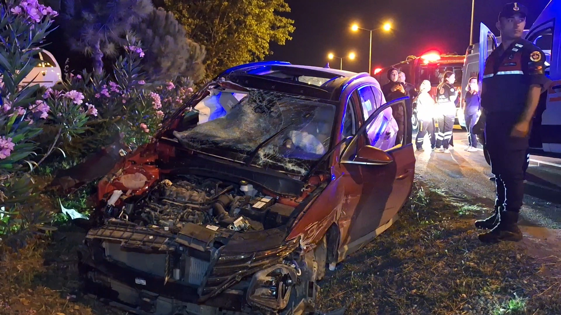 Bafra Osman Beyli Mevkinde Trafik Kazası