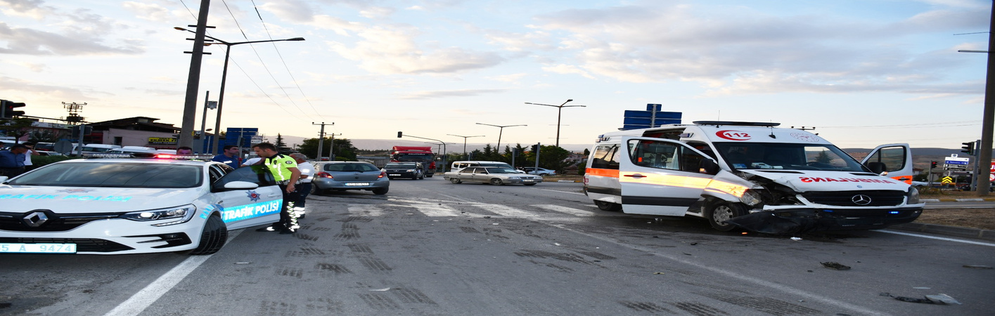 Vezirköprü 'de Trafik Kazası