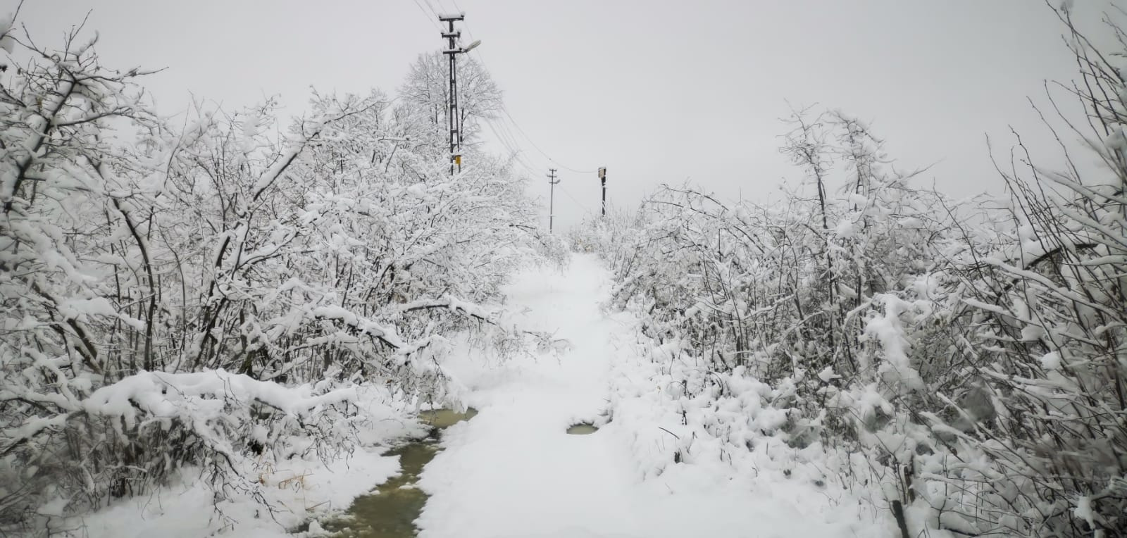 Salıpazarın da Kar Yağışı