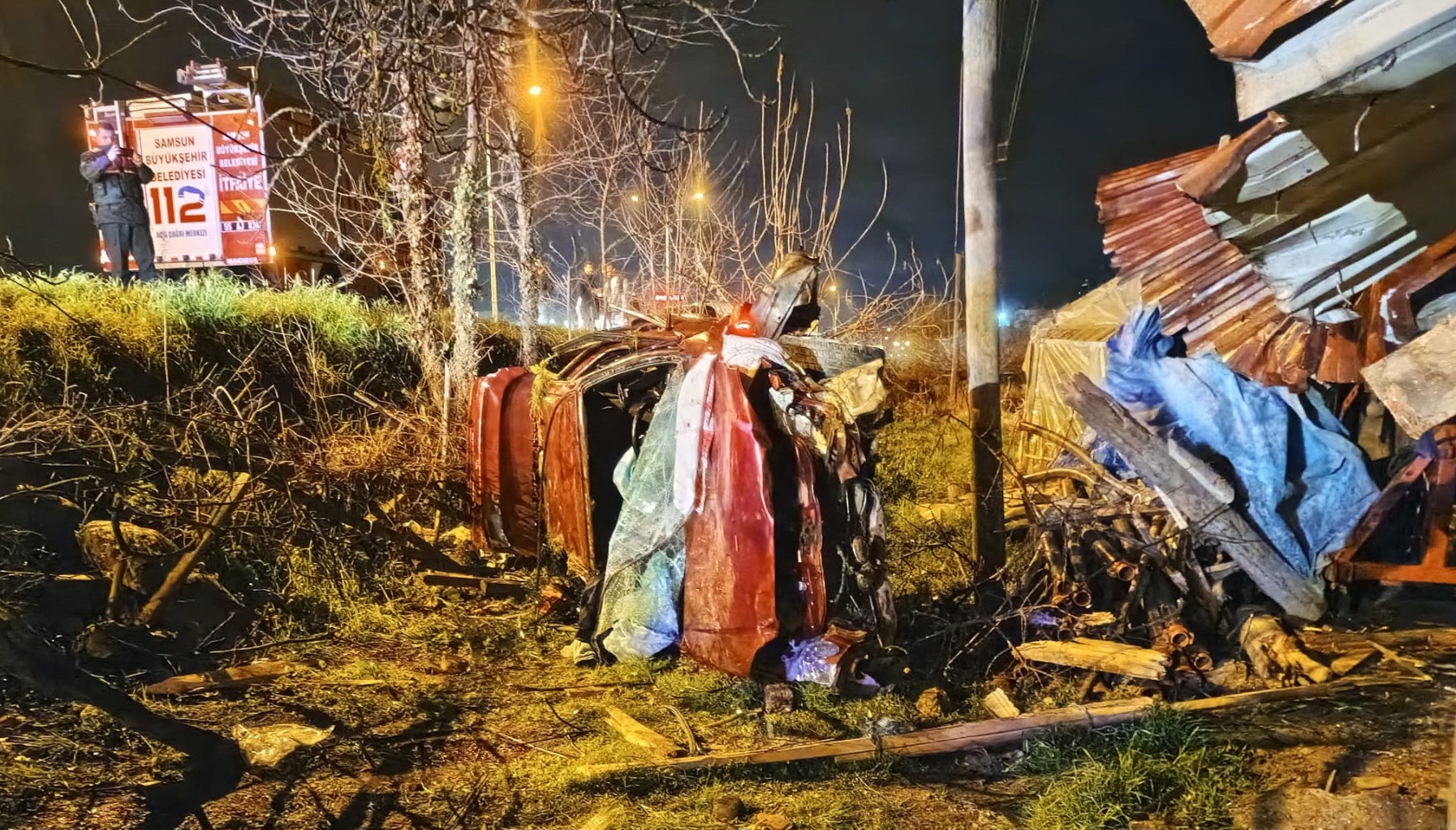 Çarşamba da Korkunç Trafik Kazası