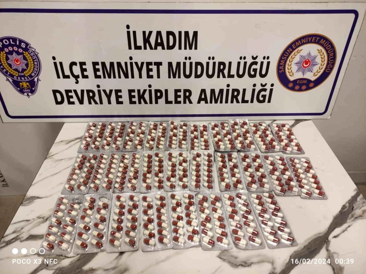 390 Adet Sentetik Ecza Ele Geçirildi