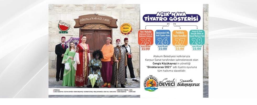 Atakum Belediyesi’nden Açık Hava Tiyatro Gösterisi
