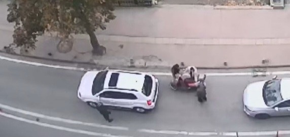 İlkadım da Korkutan Kaza