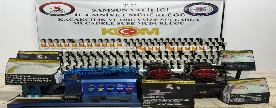 Evinde Kaçak Sigara Makinası Bulunduran Kişi Tutuklandı