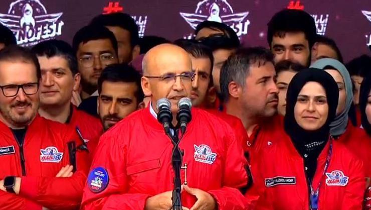 Bakan Şimşek'ten TEKNOFEST'te üretim ve ihracat vurgusu