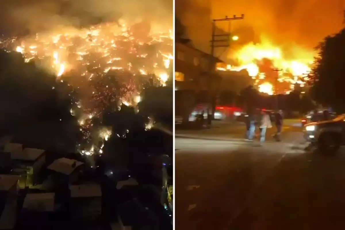 Bursa’da Kabus Gecesi! Yangın Yerleşim Yerlerine Ulaştı