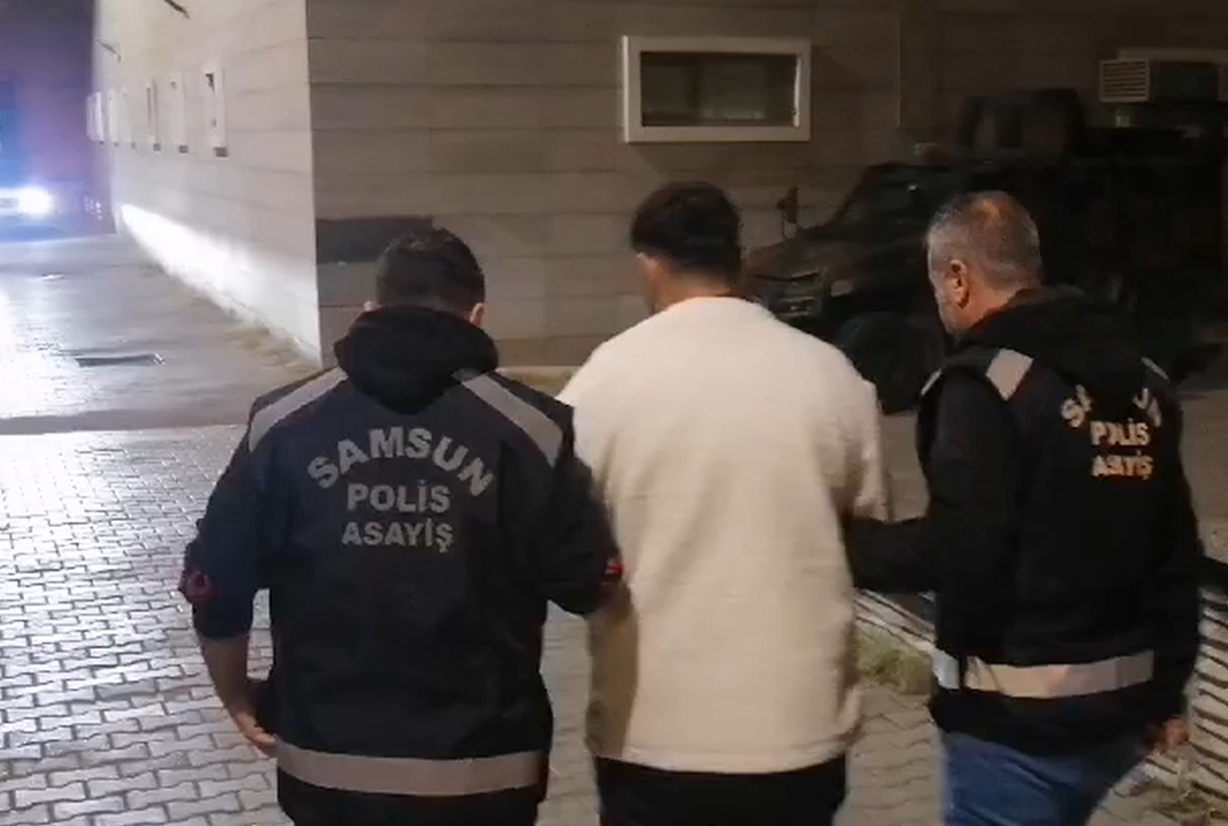 Samsun'da Hakkında 13 Yıl Hapis Cezası Olan Kişi Yakalandı 
