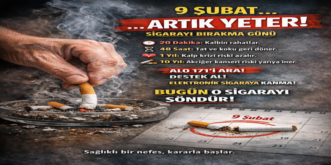 9 Şubat Sigarayı Bırakma Günü 