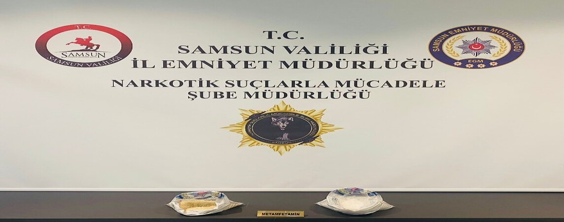 Samsun da Metamfetamin Ele Geçirildi 