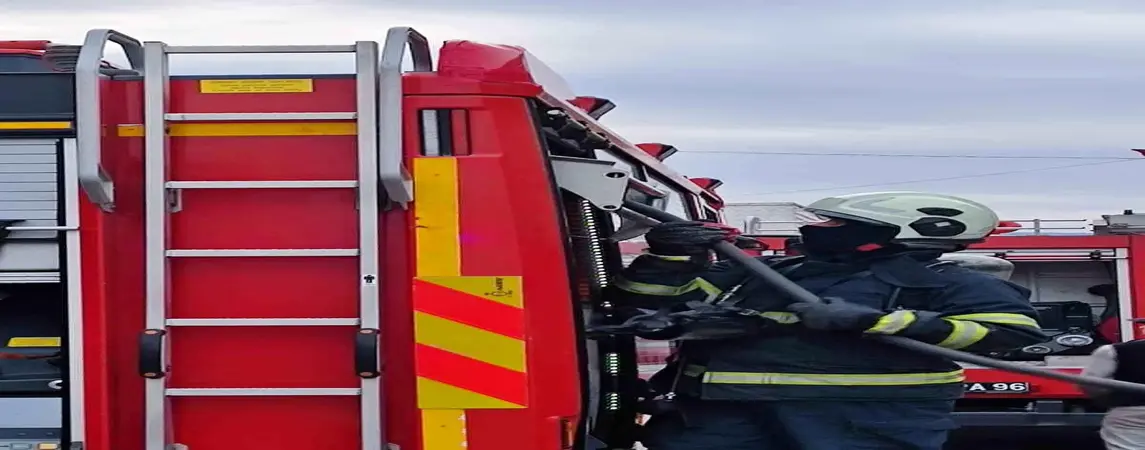 Canik Sanayi Sitesinde Yangın