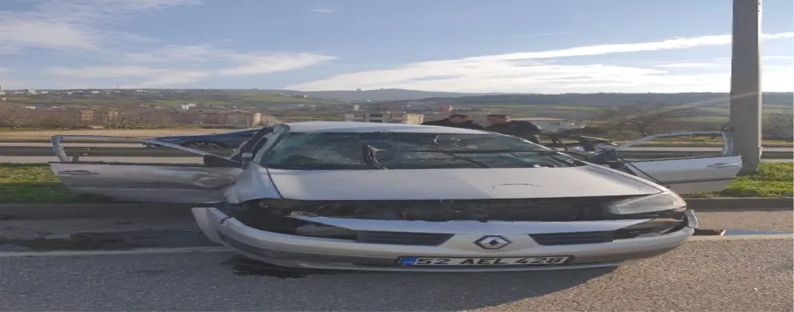 Canik de Ölümlü Trafik Kazası 