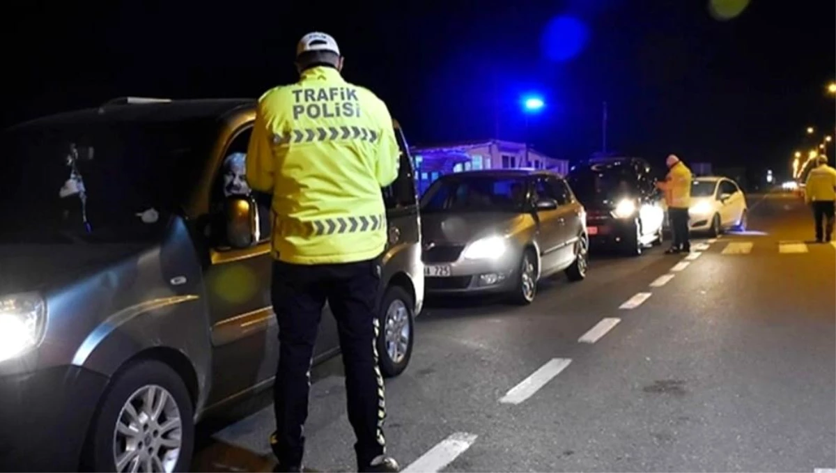 Samsun Trafik Polislerinden Gece Denetimi