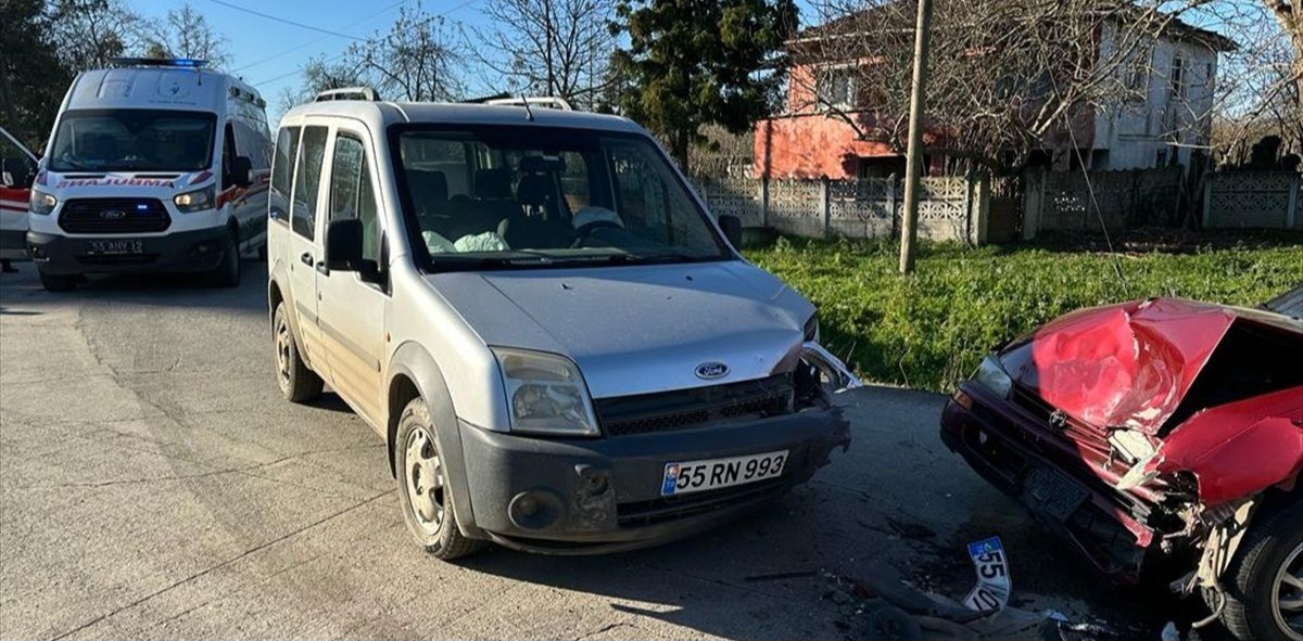 Çarşamba da Trafik Kazası 