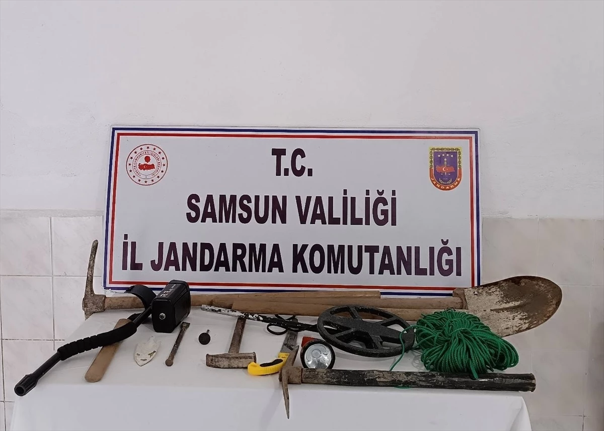 Samsun da Sit Alanında Kaçak Kazı 